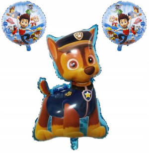 ZESTAW balonów PSI PATROL na URODZINY 80cm XL