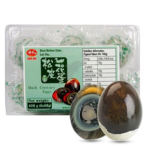 PIDAN Chińskie Stuletnie jaja Century egg0 68g*6szt SHENDAN