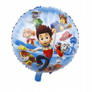 BALON foliowy PSI PATROL na URODZINY 45 cm