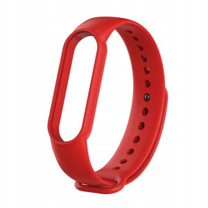 Opaska BRANSOLETKA Pasek Do Xiaomi Mi Band 5 / 6 CZERWONA