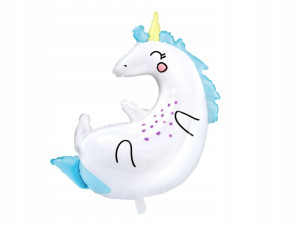 BALON foliowy JEDNOROŻEC na URODZINY 75cm XL