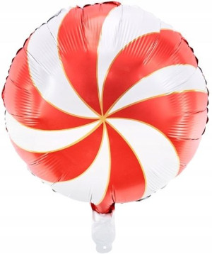 BALON foliowy LIZAK CUKIEREK na MIKOŁAJA 45cm