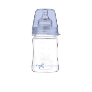 Butelka szklana LOVI Diamond Glass 150 ml Baby Shower Boy