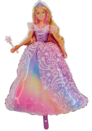 BALON foliowy BARBIE KSIĘŻNICZKA URODZINY XL 96cm
