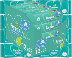 Pampers Chusteczki Nawilżane Fresh Clean 12 X 52