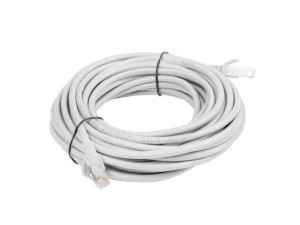 Patchcord Kat.5e 10m Szary Fluke Passed Lanberg