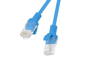 Patchcord Kat.5e 2m Niebieski Fluke Passed Lanberg 10-pack