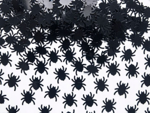 KONFETTI dekoracyjne PAJĄKI na HALLOWEEN 15 g