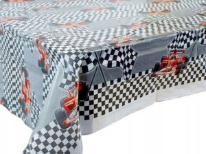 OBRUS na URODZINY cerata W FORMUŁE 140x180cm
