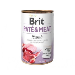 BRIT Pate&Meat lamb jagnięcina pies puszka 400g