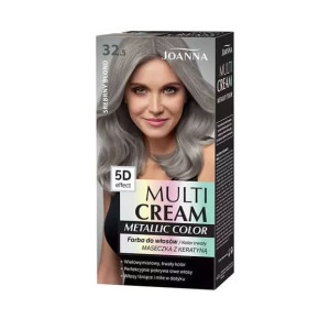 Joanna Multi Cream Metallic Color, farba do wł, srebrny blond, 32.5, 1szt