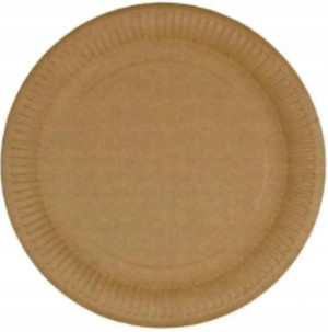 TALERZYKI PAPIEROWE talerze BIO EKO 24cm 100szt XL