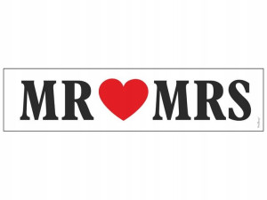 Tablica Na Rejestracje Weselne Mr Mrs