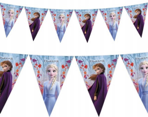 BANER GIRLANDA Urodziny KRAINA LODU Frozen 230cm
