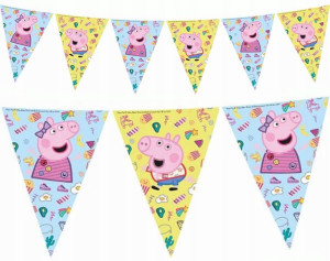 BANER GIRLANDA Na Urodziny ŚWINKA PEPPA 230cm