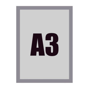 Ramka Magnetic A3 (srebrna)