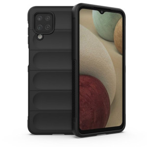 Etui Do Samsung Galaxy A12 Elastyczny Pancerny Pokrowiec Czarny