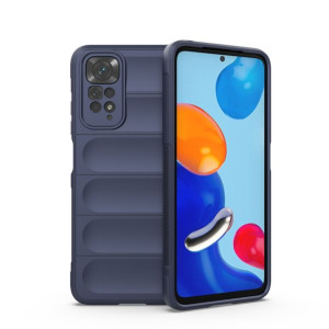 Etui Do Xiaomi Redmi Note 11 Elastyczny Pancerny Pokrowiec Ciemnoniebieski