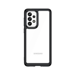 Etui Samsung Galaxy A33 5g Pokrowiec Z Elastyczną Ramką Czarne
