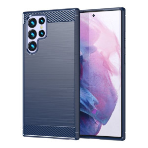 Carbon Case Etui Samsung Galaxy S23 Ultra Elastyczny Silikonowy Karbonowy