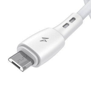 Kabel Usb Do Micro Usb Vipfan Racing X05, 3A, 2M (Biały)