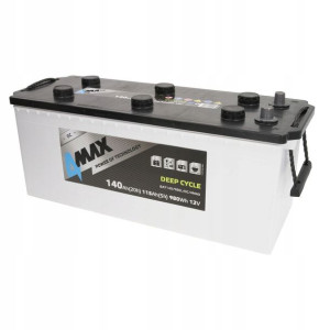 Akumulator 4MAX 12V 140Ah DEEP-CYCLE L+