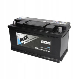 Akumulator 4MAX EFB 100Ah 900A P+