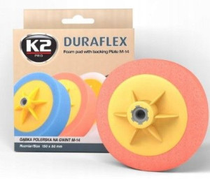 K2 Duraflex Gąbka Polerska Śr.twarda Gwint M14