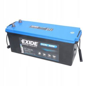 Akumulator EXIDE 140Ah/700A L+ DUAL AGM EP1200