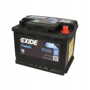 Akumulator EXIDE CLASSIC 55Ah 460A P+
