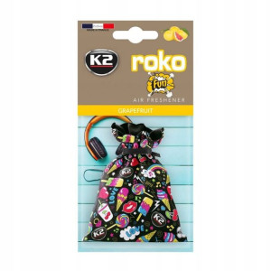 K2 ROKO FUN zapach samochodowy GREJPFRUT woreczek