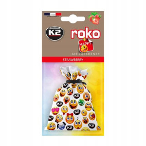 K2 ROKO HAPPY zapach samochodowy TRUSKAWKA