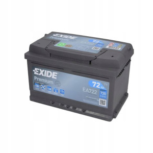 Akumulator EXIDE PREMIUM 72Ah 720A P+