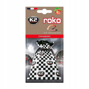 K2 ROKO RACE zapach samochodowy TRUSKAWKA woreczek