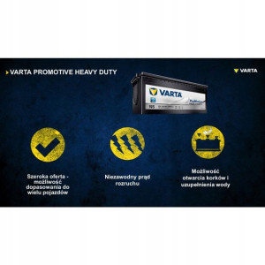 Akumulator Varta 120Ah/680A L+ Promotive Black