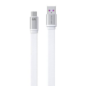 Płaski Kabel Usb - Micro Usb Do Szybkiego Ładowania/transmisji Danych 6a