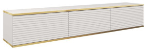 Szafka RTV wisząca ARIA styl Glamour 175 cm stolik MDF Lamele VENASI