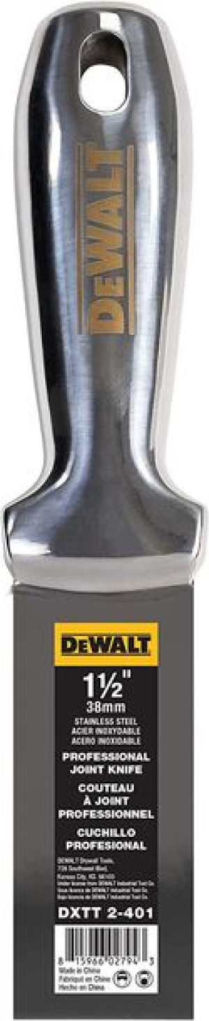 Szpachelka Stal Nierdzewna Uchwyt Spawany 1,5" Dewalt
