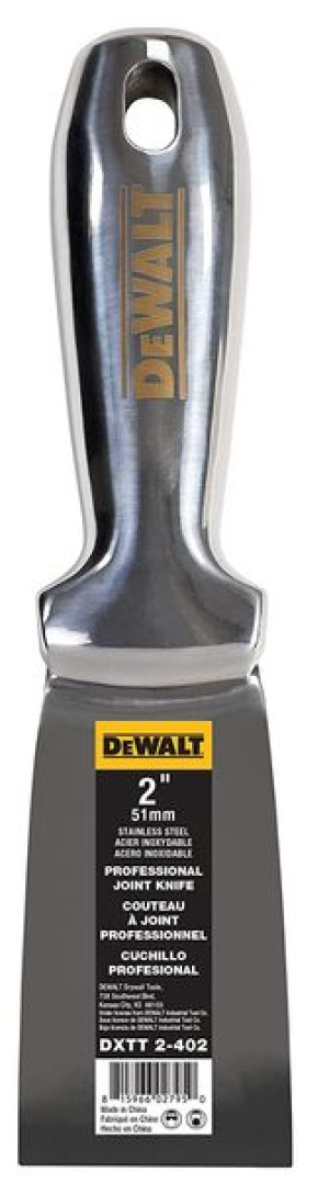 Szpachelka Stal Nierdzewna Uchwyt Spawany 2" Dewalt