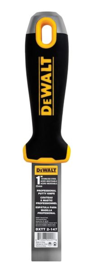 Szpachelka Stal Węglowa Uchwyt Soft Grip 1" Dewalt