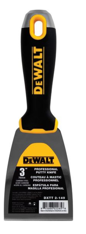 Szpachelka Stal Węglowa Uchwyt Soft Grip 3" Dewalt