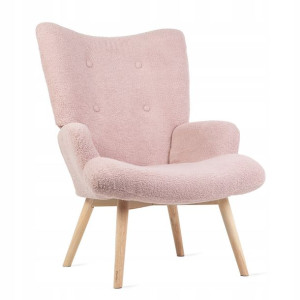 Fotel Uszak Moss Teddy Bouclé 70x95 Cm Homla