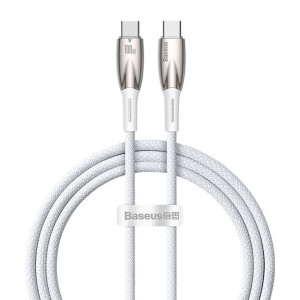 Kabel Usb-C Do Usb-C Baseus Glimmer, 100W, 1M (Biały)