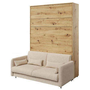 Półkotapczan BED CONCEPT 140x200 cm z sofą BC-18