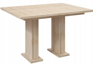 Stół duży rozkładany dąb sonoma 120-160 cm