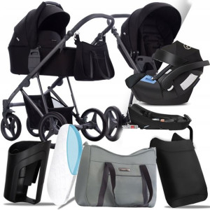 Wózek Bebetto 4w1 Flavio 10 I Aton 5 + Baza Isofix