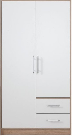 Szafa dwudrzwiowa 100 cm garderoba do sypialni
