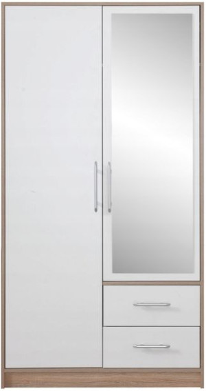 Szafa garderoba 100 cm z lustrem do sypialni