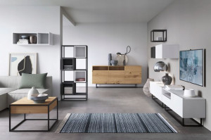 Zestaw industrialnych mebli do salonu LOFT Artisan