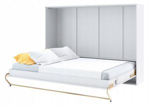 Półkotapczan / Łóżko w Szafie 140x200 Biały Mat